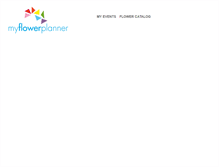 Tablet Screenshot of myflowerplanner.com